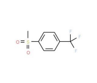 4-Trifluoromethylphenylmethylsulfone (CAS 145963-48-0) - chemical structure image