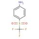 4-(Trifluoromethylsulfonyl)aniline (CAS 473-27-8) - chemical structure image