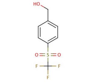 4-(Trifluoromethylsulfonyl)benzyl Alcohol (CAS 219872-98-7) - chemical structure image