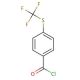 4-(Trifluoromethylthio)benzoyl chloride (CAS 330-14-3) - chemical structure image