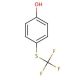 4-(Trifluoromethylthio)phenol (CAS 461-84-7) - chemical structure image