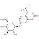 4-(Trifluoromethyl)umbelliferyl-β-D-glucopyranoside (CAS 116981-86-3) - chemical structure image