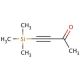 4-(Trimethylsilyl)-3-butyn-2-one (CAS 5930-98-3) - chemical structure image