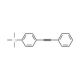4-(Trimethylsilyl)diphenylacetylene (CAS 136459-72-8) - chemical structure image
