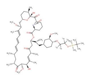 42-O-tert-Butyldimethylsilyloxyethyl-d4 Rapamycin - chemical structure image