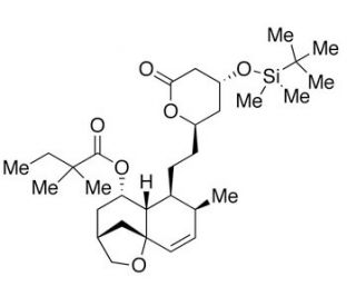 4a&prime;,6&prime;-Anhydro-4-tert-butyldimethylsilyl Simvastatin (CAS 125175-64-6) - chemical structure image