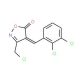 (4E)-3-(Chloromethyl)-4-(2,3-dichlorobenzylidene)-isoxazol-5(4H)-one - chemical structure image