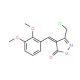 (4E)-3-(Chloromethyl)-4-(2,3-dimethoxybenzylidene)isoxazol-5(4H)-one - chemical structure image