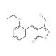 (4E)-3-(Chloromethyl)-4-(2-ethoxybenzylidene)-isoxazol-5(4H)-one - chemical structure image