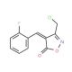 (4E)-3-(Chloromethyl)-4-(2-fluorobenzylidene)-isoxazol-5(4H)-one - chemical structure image