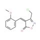 (4E)-3-(Chloromethyl)-4-(2-methoxybenzylidene)-isoxazol-5(4H)-one - chemical structure image