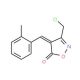 (4E)-3-(Chloromethyl)-4-(2-methylbenzylidene)-isoxazol-5(4H)-one - chemical structure image