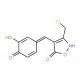 (4E)-3-(Chloromethyl)-4-(3,4-dihydroxybenzylidene)isoxazol-5(4H)-one - chemical structure image