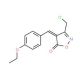 (4E)-3-(Chloromethyl)-4-(4-ethoxybenzylidene)-isoxazol-5(4H)-one - chemical structure image