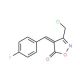 (4E)-3-(Chloromethyl)-4-(4-fluorobenzylidene)-isoxazol-5(4H)-one - chemical structure image