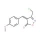 (4E)-3-(Chloromethyl)-4-(4-methoxybenzylidene)-isoxazol-5(4H)-one - chemical structure image