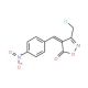 (4E)-3-(Chloromethyl)-4-(4-nitrobenzylidene)-isoxazol-5(4H)-one - chemical structure image