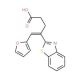 (4E)-4-(1,3-benzothiazol-2-yl)-5-(2-furyl)pent-4-enoic acid - chemical structure image