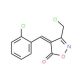 (4E)-4-(2-Chlorobenzylidene)-3-(chloromethyl)-isoxazol-5(4H)-one - chemical structure image
