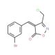 (4E)-4-(3-Bromobenzylidene)-3-(chloromethyl)isoxazol-5(4H)-one - chemical structure image