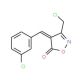 (4E)-4-(3-Chlorobenzylidene)-3-(chloromethyl)-isoxazol-5(4H)-one - chemical structure image