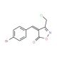 (4E)-4-(4-Bromobenzylidene)-3-(chloromethyl)isoxazol-5(4H)-one - chemical structure image