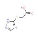 (4H-1,2,4-Triazol-3-ylsulfanyl)acetic acid - chemical structure image