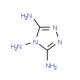 4H-1,2,4-Triazole-3,4,5-triamine (CAS 473-96-1) - chemical structure image