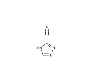 4H-1,2,4-triazole-3-carbonitrile (CAS 3641-10-9) - chemical structure image
