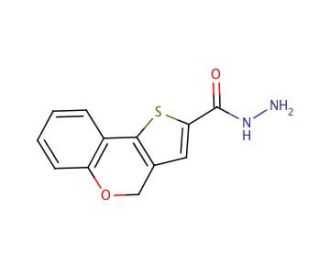 4H-[1]-Benzopyrano[4,3-b]thiophene-2-carboxylic acid hydrazide (CAS 351003-40-2) - chemical structure image
