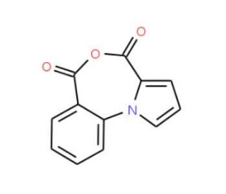 4H,6H-Benzo[e]pyrrolo[2,1-c][1,4]oxazepine-4,6-dione - chemical structure image