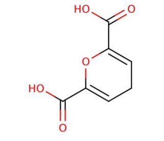 4H-Pyran-2,6-dicarboxylic Acid - chemical structure image
