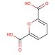 4H-Pyran-2,6-dicarboxylic Acid - chemical structure image