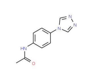 4&prime;-(1,2,4-Triazol-4-yl)acetanilide (CAS 154594-15-7) - chemical structure image