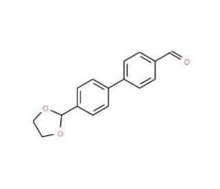 4&prime;-(1,3-Dioxolan-2-yl)[1,1&prime;-biphenyl]-4-carbaldehyde - chemical structure image