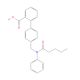 4′-[[(1-oxopentyl)phenylamino]methyl]-[1,1′-biphenyl]-2-carboxylic acid (CAS 862891-27-8) - chemical structure image