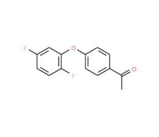 4&prime;-(2,5-difluorophenoxy)acetophenone - chemical structure image