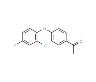 4&prime;-(2-Chloro-4-fluorophenoxy)acetophenone (CAS 845866-49-1) - chemical structure image