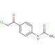 4′-(2-Chloroacetyl)acetanilide (CAS 140-49-8) - chemical structure image