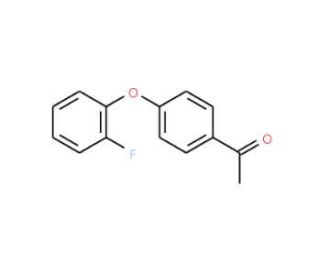 4&prime;-(2-Fluorophenoxy)acetophenone (CAS 58775-91-0) - chemical structure image