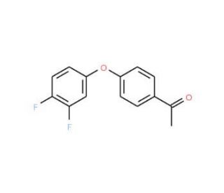 4&prime;-(3,4-Difluorophenoxy)acetophenone (CAS 845866-50-4) - chemical structure image