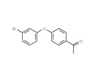 4&prime;-(3-Bromophenoxy)acetophenone (CAS 845866-46-8) - chemical structure image