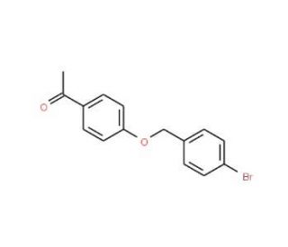 4&prime;-(4-Bromobenzyloxy)acetophenone (CAS 694443-80-6) - chemical structure image