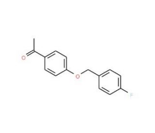 4&prime;-(4-Fluorobenzyloxy)acetophenone (CAS 72293-96-0) - chemical structure image