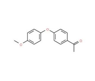 4&prime;-(4-Methoxyphenoxy)acetophenone (CAS 54916-28-8) - chemical structure image