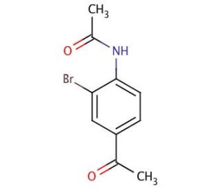 4&prime;-Acetamido-3&prime;-bromoacetophenone (CAS 101209-08-9) - chemical structure image