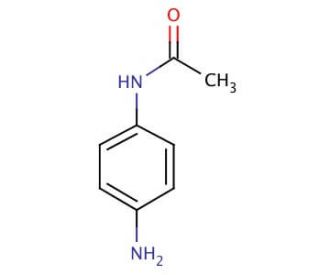 4&prime;-Aminoacetanilide (CAS 122-80-5) - chemical structure image