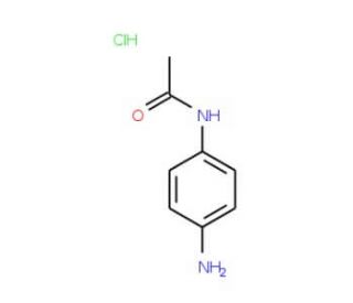 4&prime;-Aminoacetanilide hydrochloride (CAS 43036-07-3) - chemical structure image