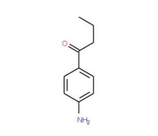 4&prime;-Aminobutyrophenone (CAS 1688-71-7) - chemical structure image