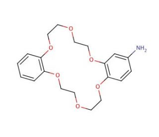 4&prime;-Aminodibenzo-18-crown-6 (CAS 126531-26-8) - chemical structure image